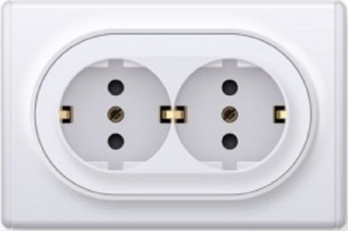 Розетка с заземлением OneKeyElectro Florence 1-м. 2 мод. белый фото Розетка с заземлением OneKeyElectro Florence 1-м. 2 мод. белый картинка